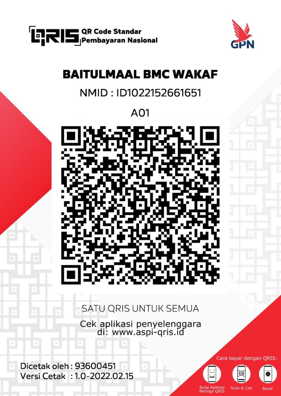 QRIS Wakaf Surau BMC