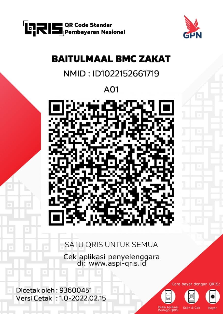 QRIS Zakat Surau BMC