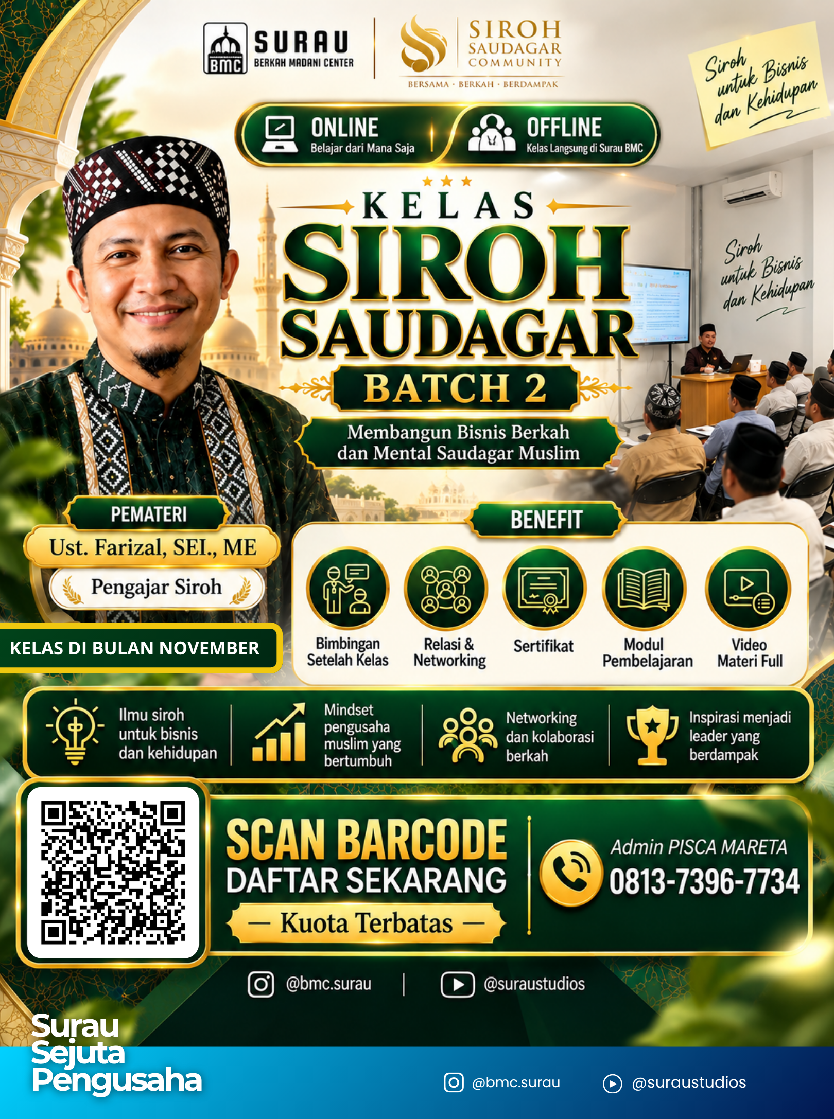 Kelas Siroh Saudagar Batch 2 ( ONLINE )